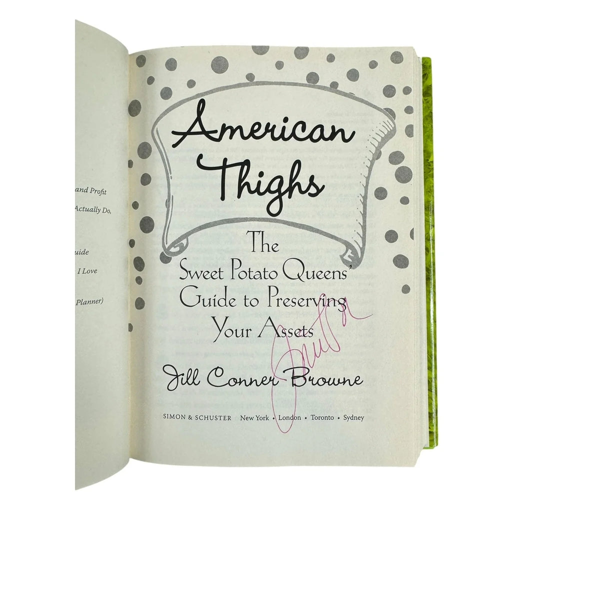 American Thighs by Jill Conner Browne (Hardcover) (Autographed) - Image 9