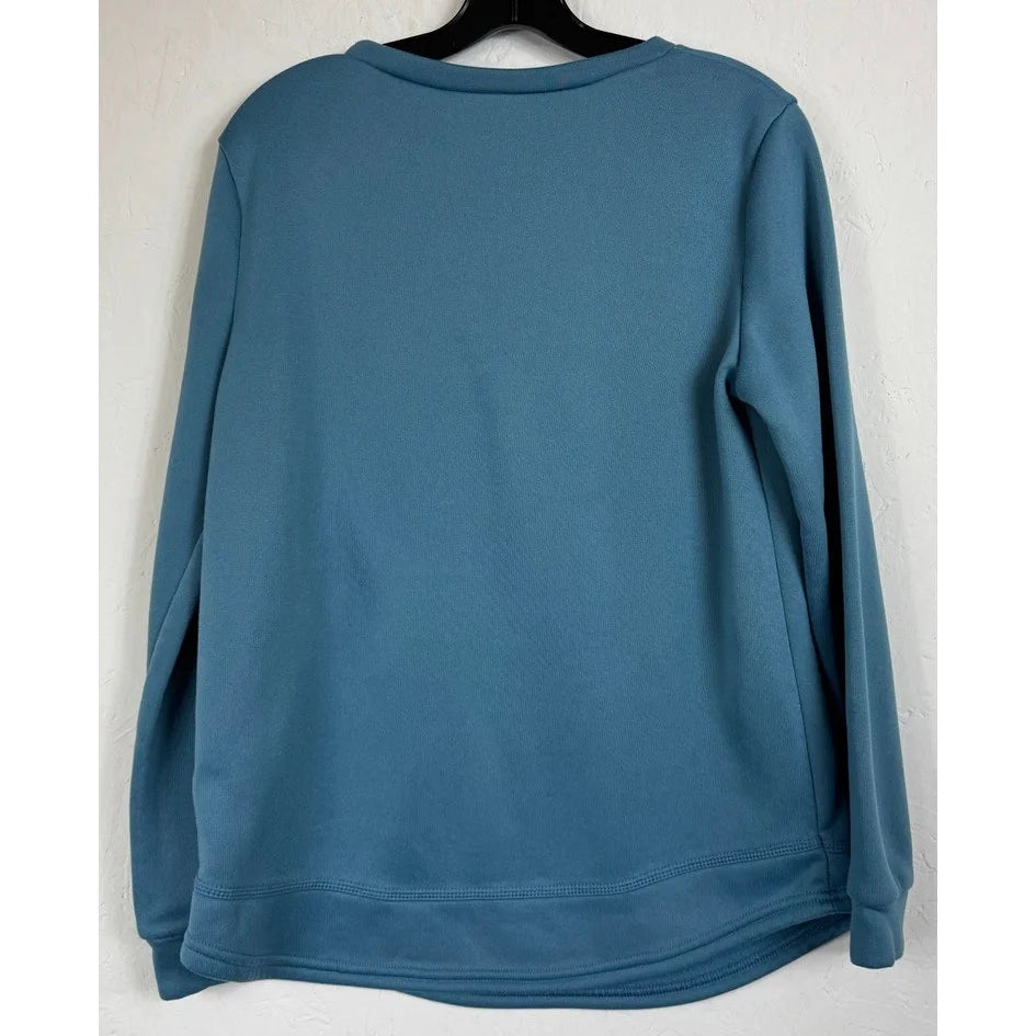 Emery Rose Blue Long Sleeve Shirt Women's Large - Image 2