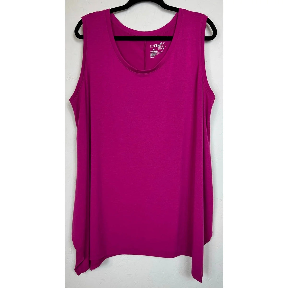 Terra & Sky Pink Tank Top Women's 1X - Image 1