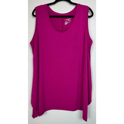 Terra & Sky Pink Tank Top Women's 1X - Image 1
