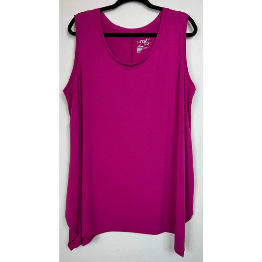 Terra & Sky Pink Tank Top Women's 1X - Image 1