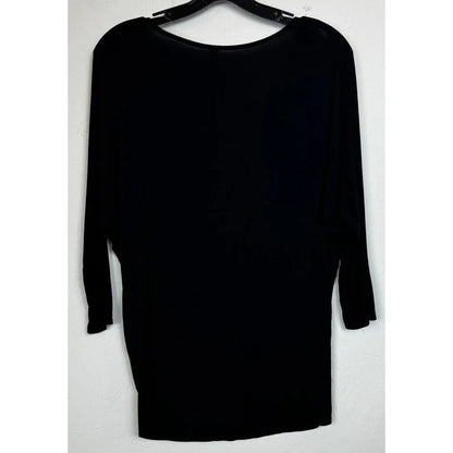 Superline Black Long Sleeve Blouse Women's Medium - Image 2