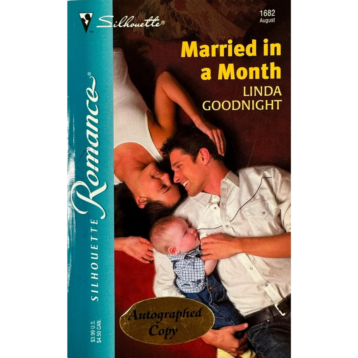 Married in a Month by Linda Goodnight (Paperback) (Autographed) - Image 1