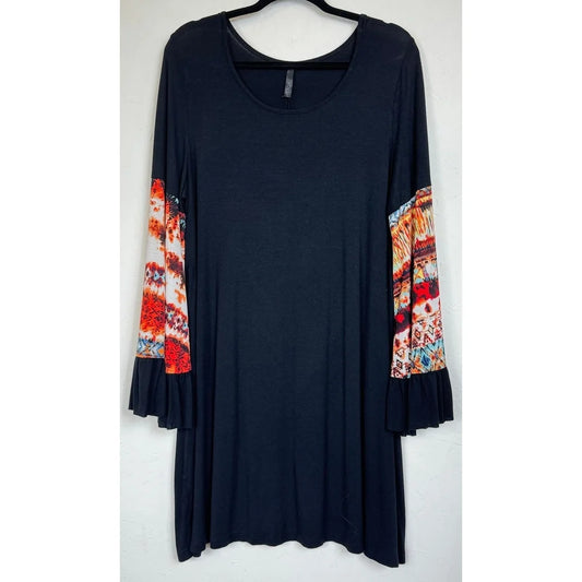 Voll Long Sleeve Knee Length Dress Women's Size L/XL - Image 1