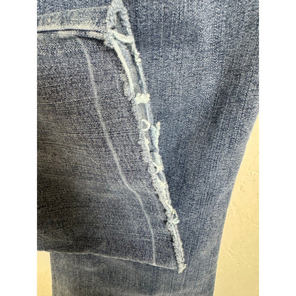 Silver Blue Cropped Jeans Women's 31 - Image 3