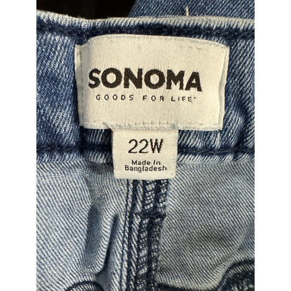 Sonoma Blue Bootcut Jeans Women's 22W - Image 3