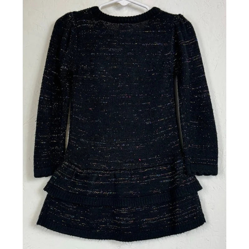 Healthtex Black Long Sleeve Sweater Dress Baby 24m - Image 2