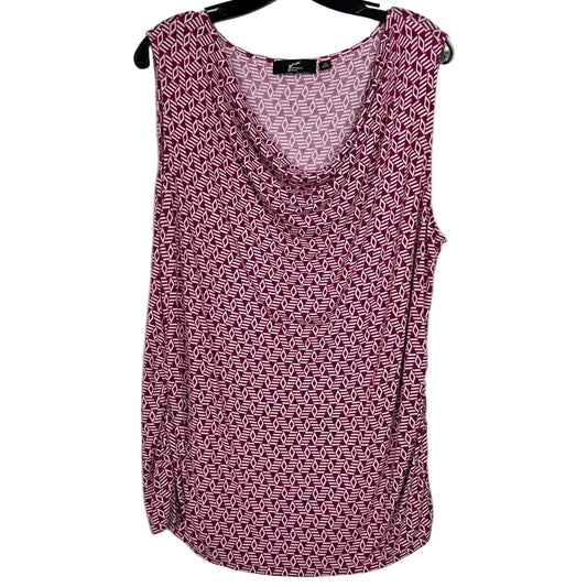 GNW Red Sleeveless Blouse Women's 2X - Image 1