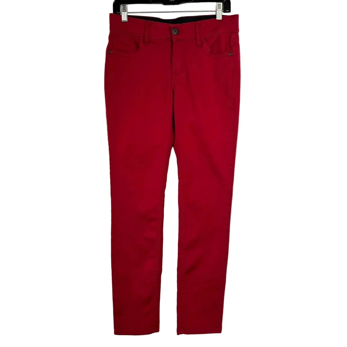 Liz Claiborne Red Slim Cut Pants Women's 4 - Image 1