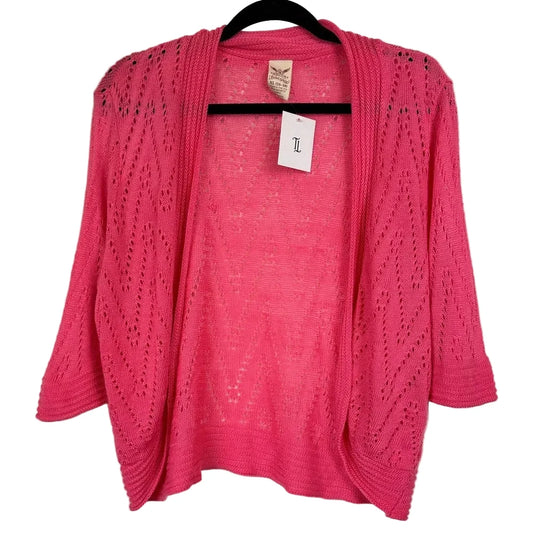 Cato Pink Long Sleeve Cardigan Women's Medium - Image 1
