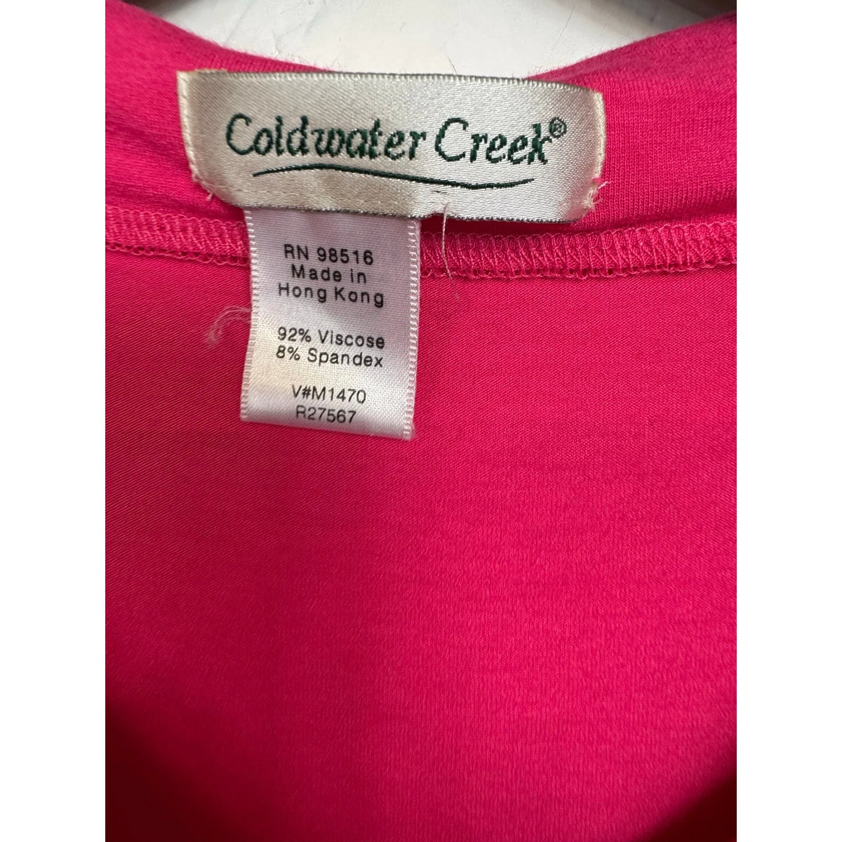 Coldwater Creek Pink Sleeveless Blouse Women's Medium - Image 3