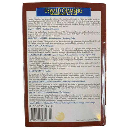 Oswald Chambers: Abandoned to God by David McCasland (Hardcover) - Image 2