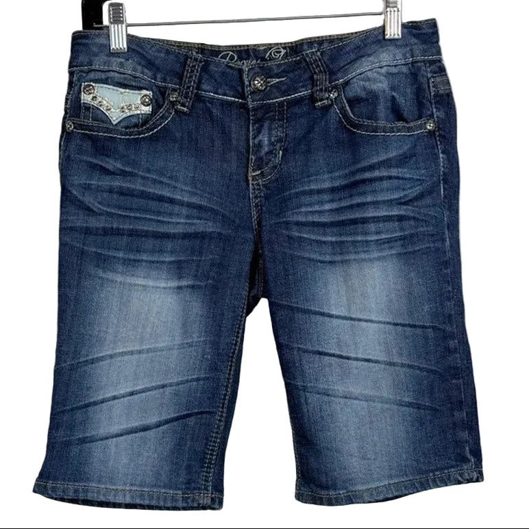Request Jeans Blue Denim Shorts Women's 9 - Image 1