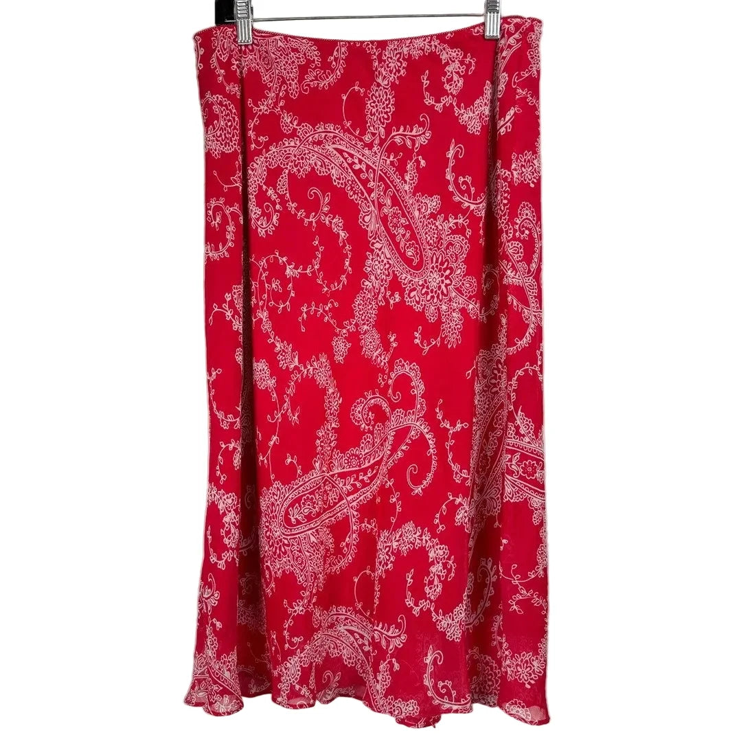 Cato Red Midi Skirt Women's Medium - Image 1