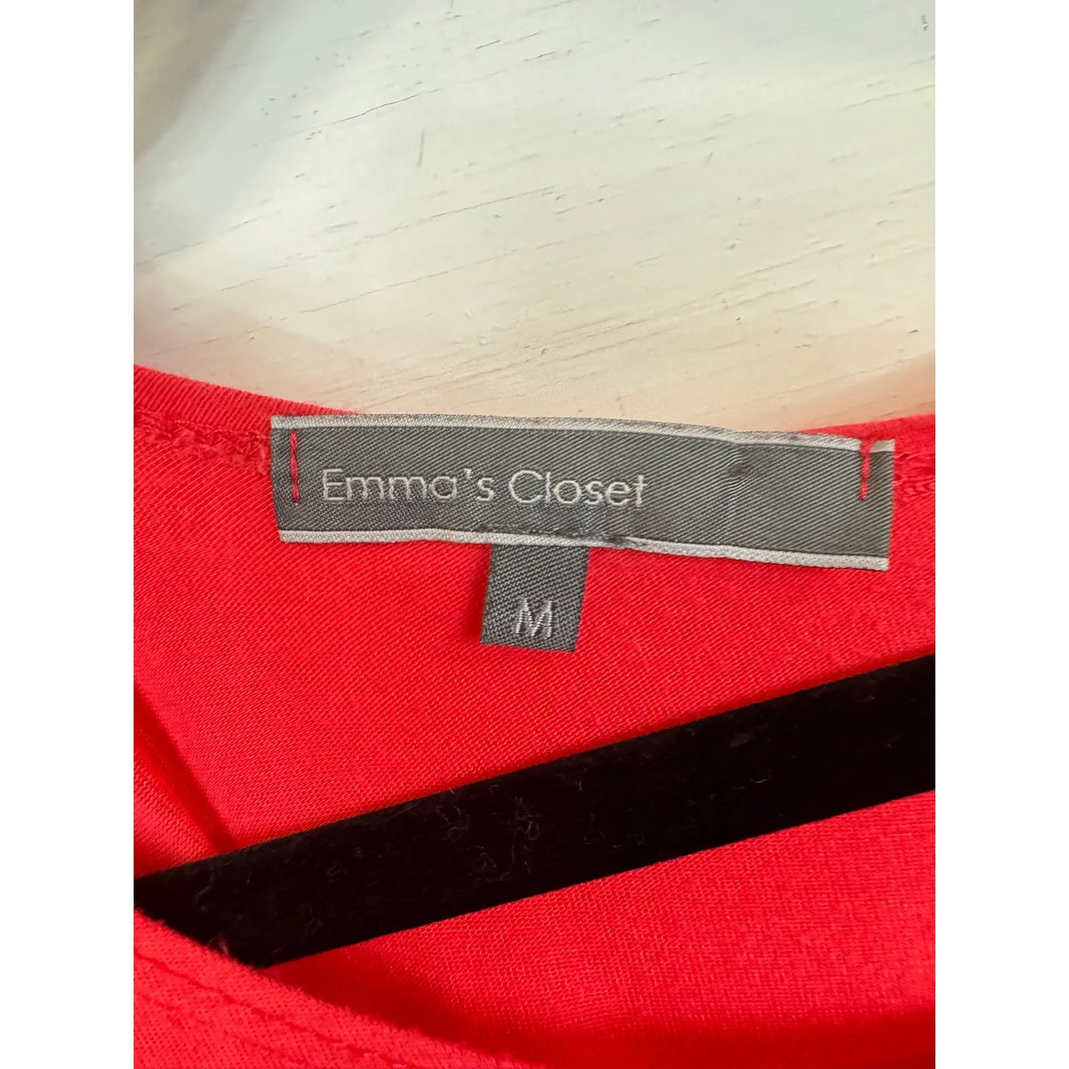 Emma's Closet Orange Blouse Women's Medium - Image 5
