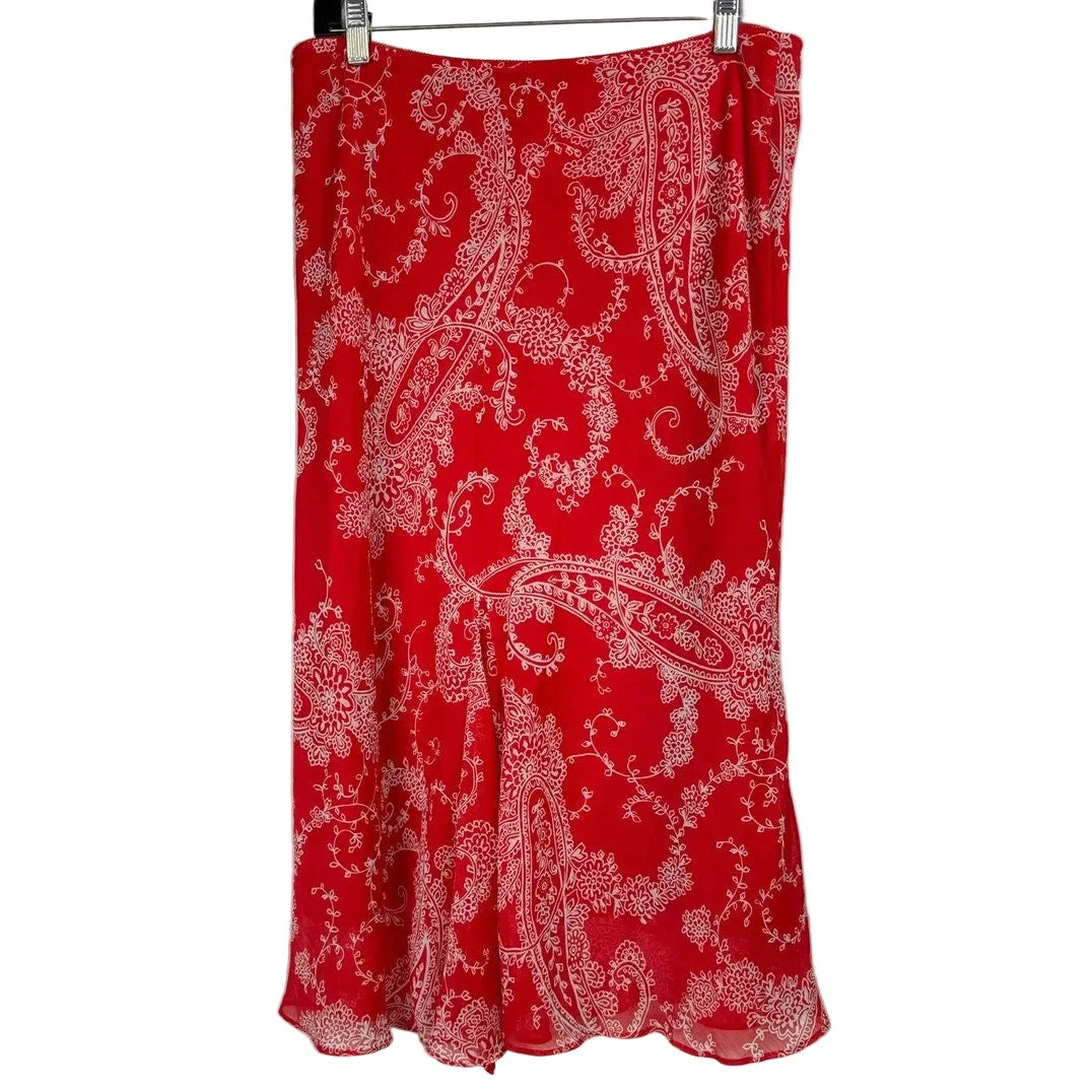 Cato Red Midi Skirt Women's Medium - Image 2