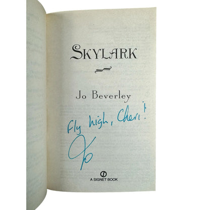 Skylark by Jo Beverley (Paperback) (Signed) - Image 7