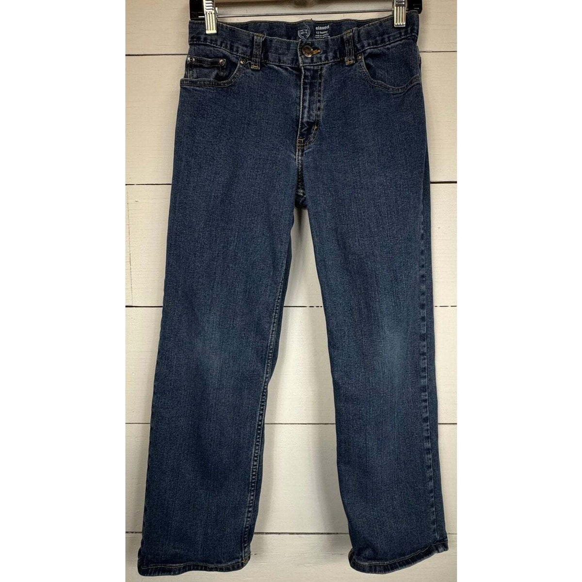 Wonder Nation Relaxed Fit Jeans Boy's Size 12 Husky - 12 / Blue - Image 1