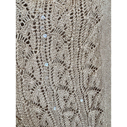 Chico's Long Sleeve Cardigan Women's Size 2 - L / Beige - Image 3