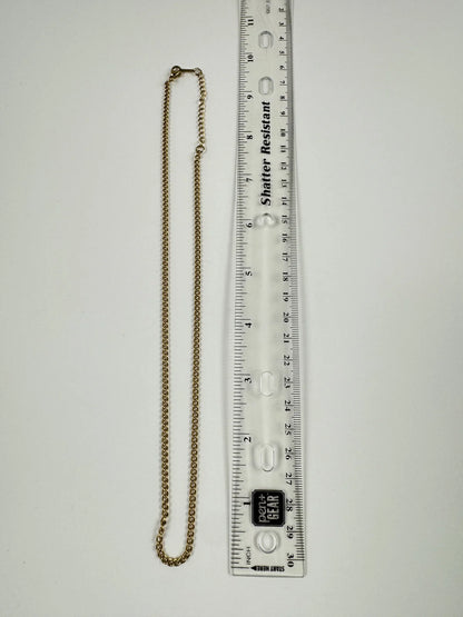 Fashion Jewelry Gold Toned Chain Women's Necklace - Image 2