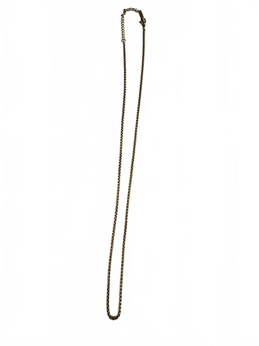 Fashion Jewelry Gold Toned Chain Women's Necklace - Image 1