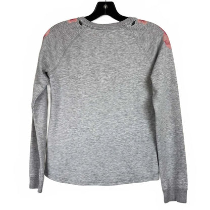 L.O.G.G Gray and Floral Long Sleeve Sweatshirt Girl's Size 12-14 - Image 2