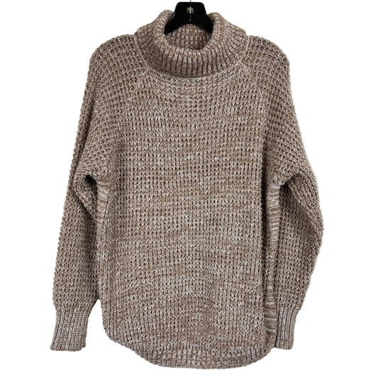 Shein Beige and Browm Long Sleeve Turtleneck Sweater Women's Size Large - Image 1