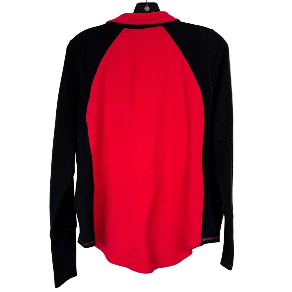 Xersion Red & Black Long Sleeve Fleece Pullover Women's Small - Image 2