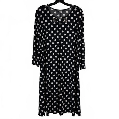 Black Label by Evan Picone Black Dress Women's Size 18 - Image 1