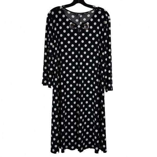 Black Label by Evan Picone Black Dress Women's Size 18 - Image 1