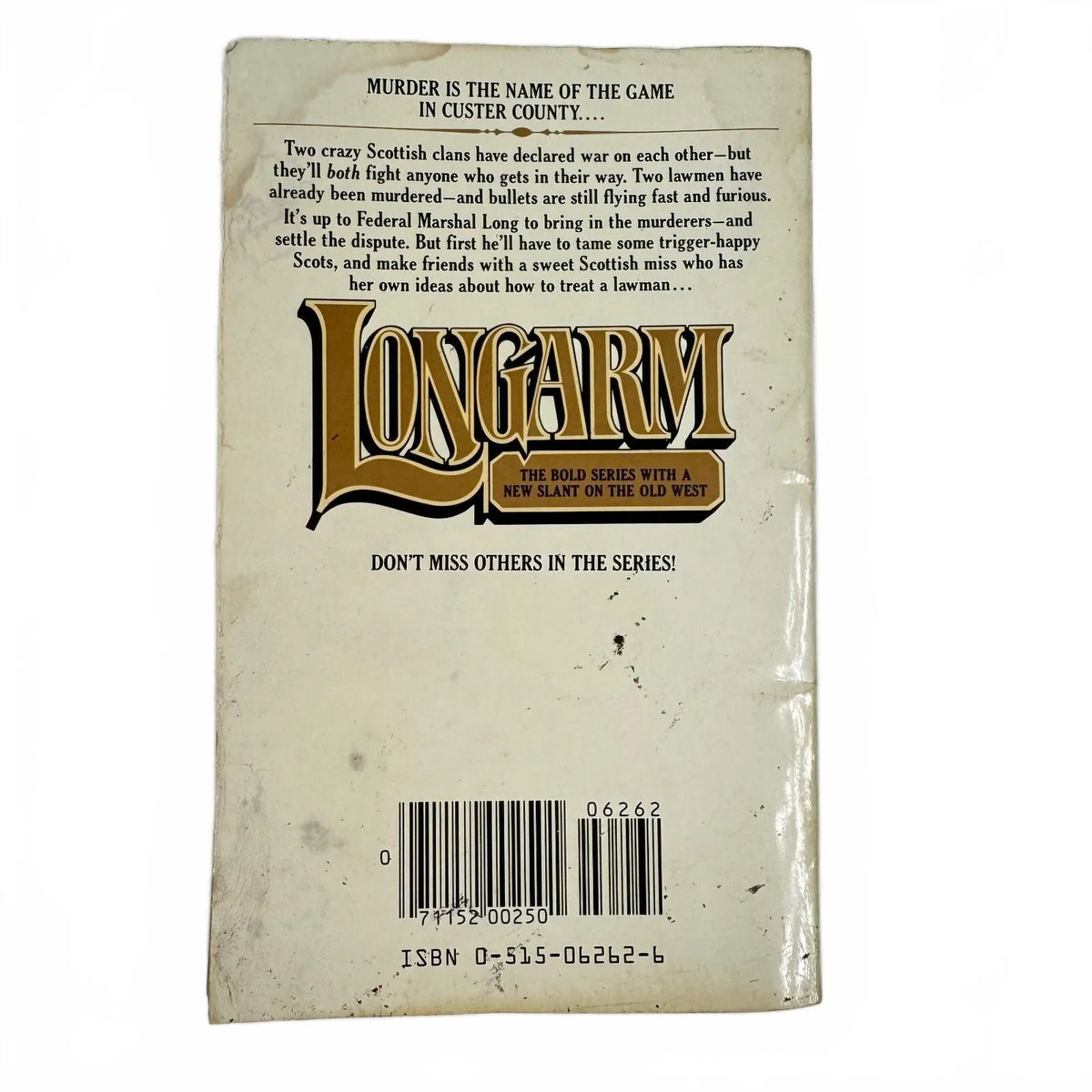 Longarm and the Custer County War by Tabor Evans (paperback) - Image 2