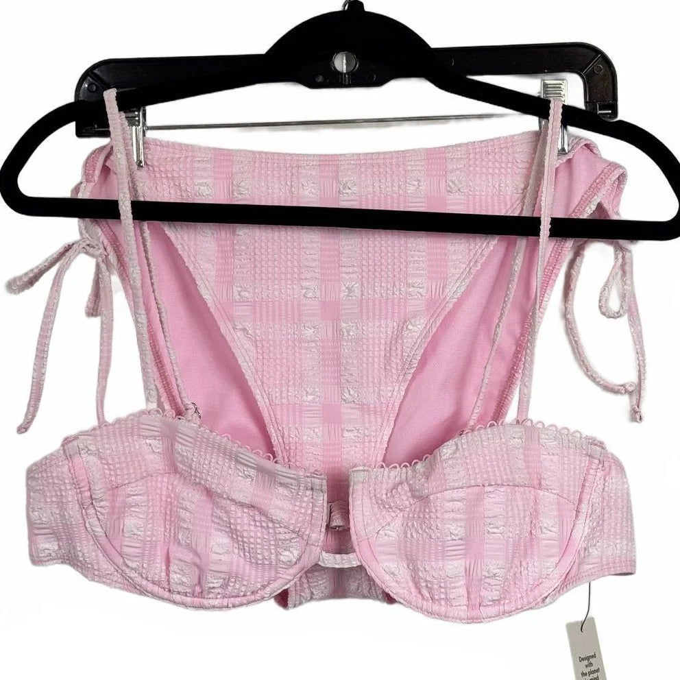 No Boundaries Pink Two-Piece Bathing Suit Women's Size Large and XXL Bottoms - Image 1