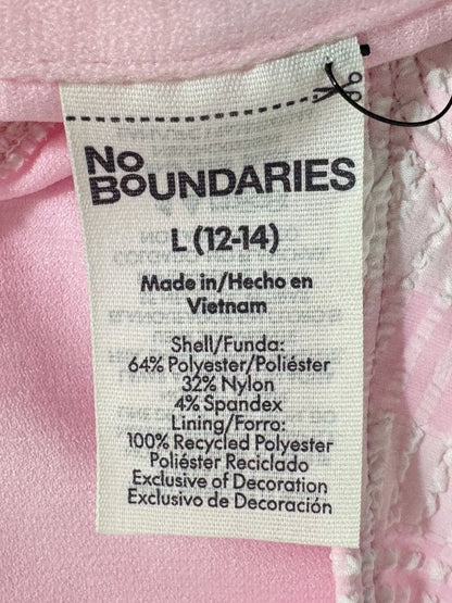 No Boundaries Pink Two-Piece Bathing Suit Women's Size Large and XXL Bottoms - Image 7