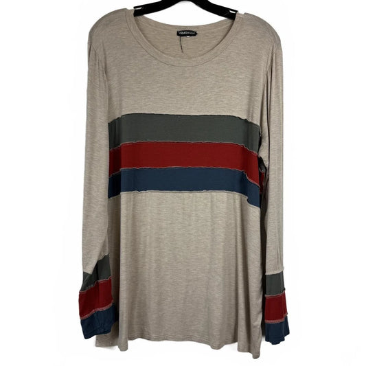 Heimish USA Long Sleeve Beige Blouse Women's Size Large - Image 1