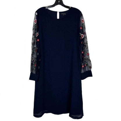 Antheaa blue long sleeve midi dress Women's size extra large - XL / Blue - Image 1