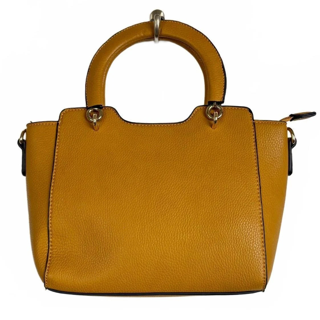 Mustard yellow handbag gold hardware - Mustard - Image 1
