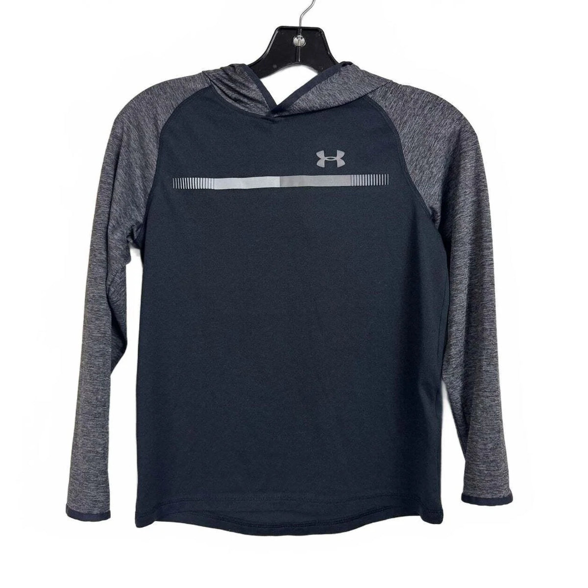 Under Armor Gray and black long sleeve shirt boys size medium - M / Black - Image 1