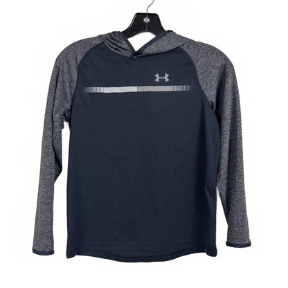Under Armor Gray and black long sleeve shirt boys size medium - M / Black - Image 1