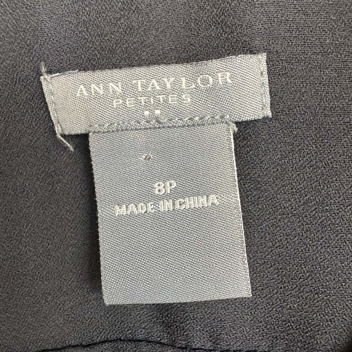 Ann Taylor Black Sleeveless Blouse Women's Size 8P - 8 / Black - Image 3