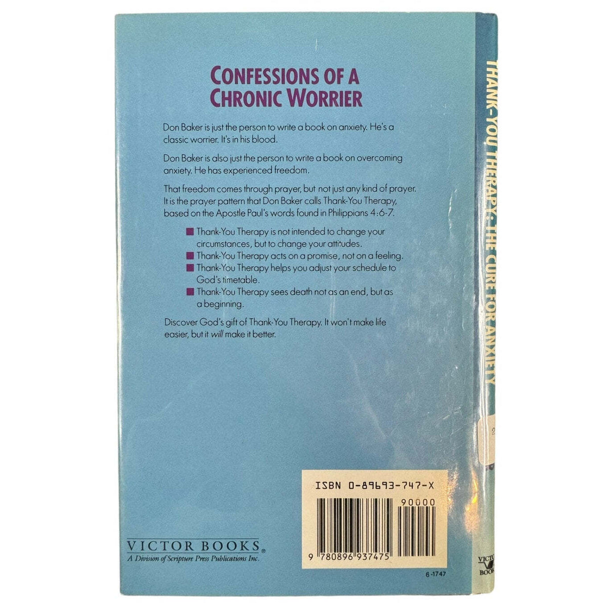 Thank You Therapy by Don Baker (Hardcover) - Image 2
