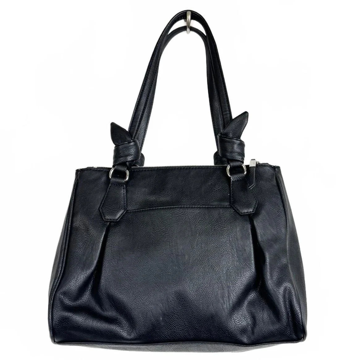 Simply Vera black shoulder bag silver hardware - Black - Image 2