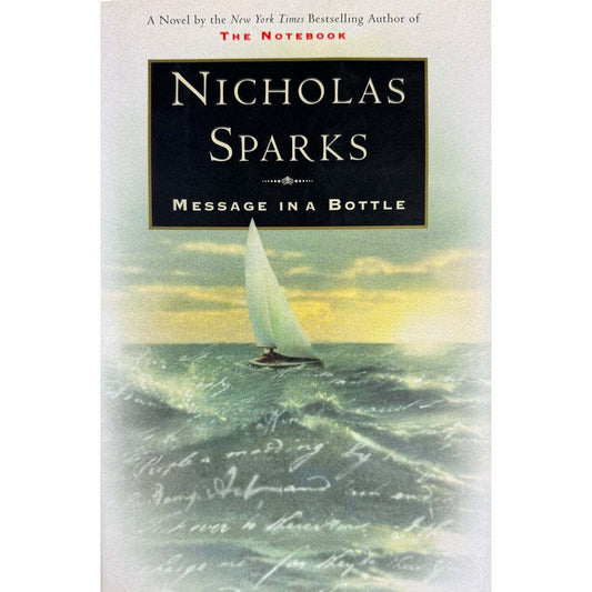 Message in a Bottle by Nicholas Sparks (Hardcover) - Image 1