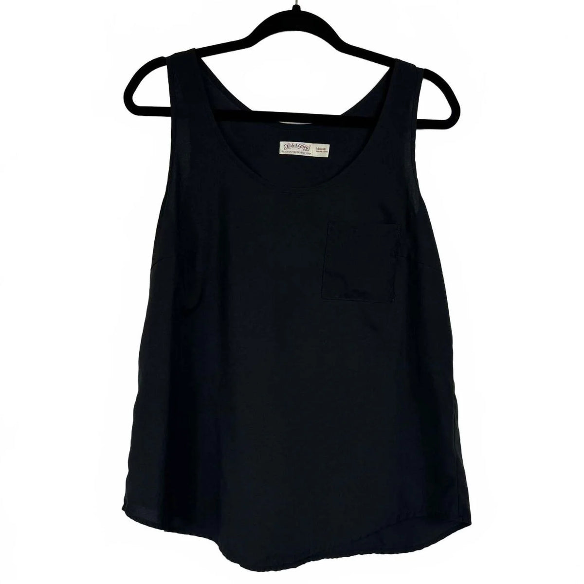 Faded Glory Black Sleeveless Blouse Women's Size Medium - M / Black - Image 1