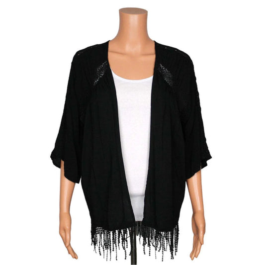 Express 3/4 Sleeve Cardigan Women's Size Small - S / Black - Image 1