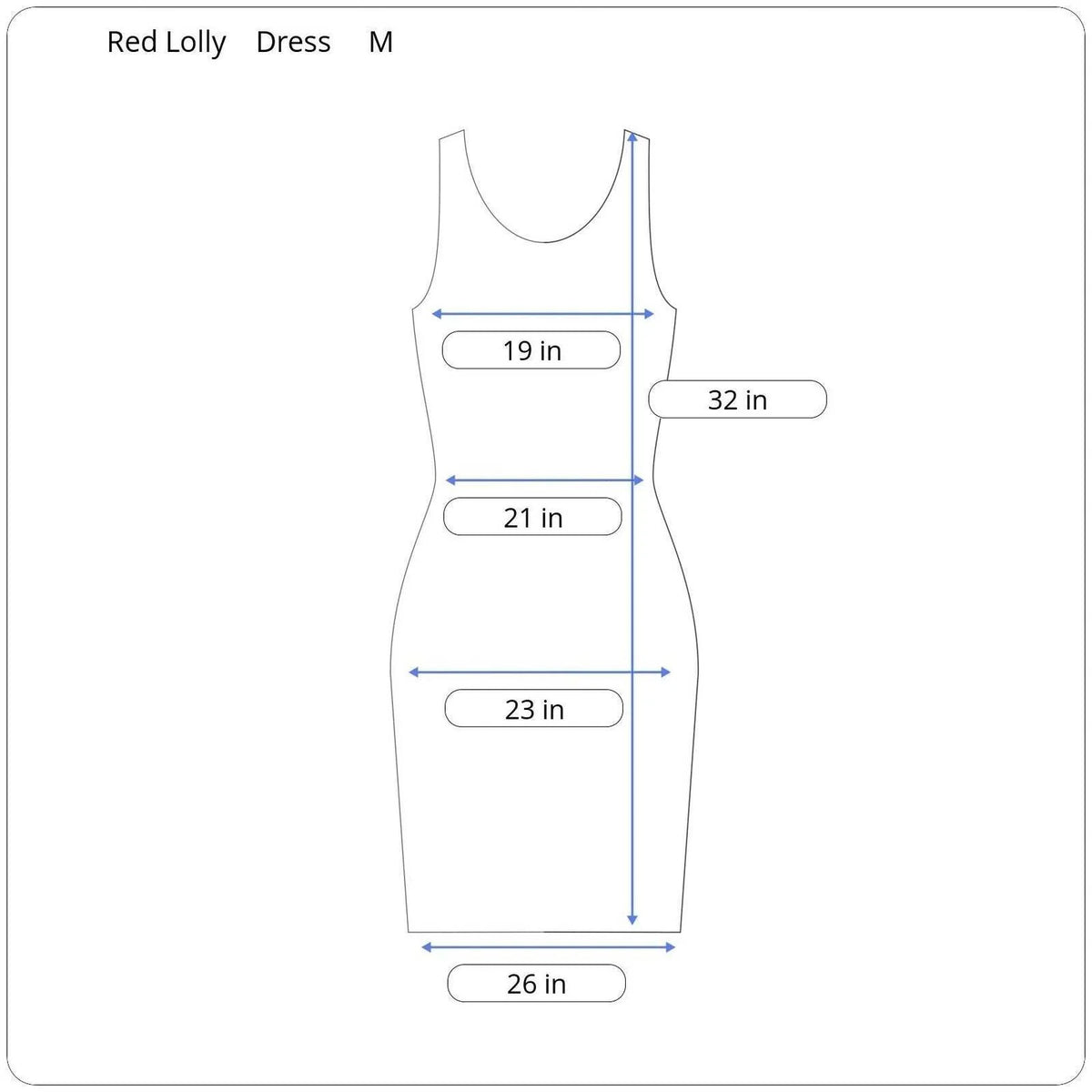 Red Lolly Sleeveless Mini Dress Women Size Medium - Image 5