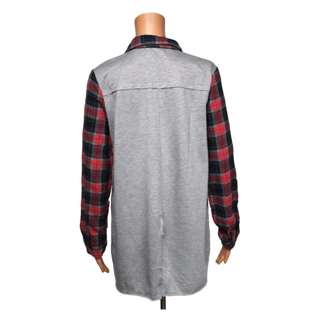 Hem & Thread Long Sleeve Button Up Shirt Women's Size Medium - Image 3