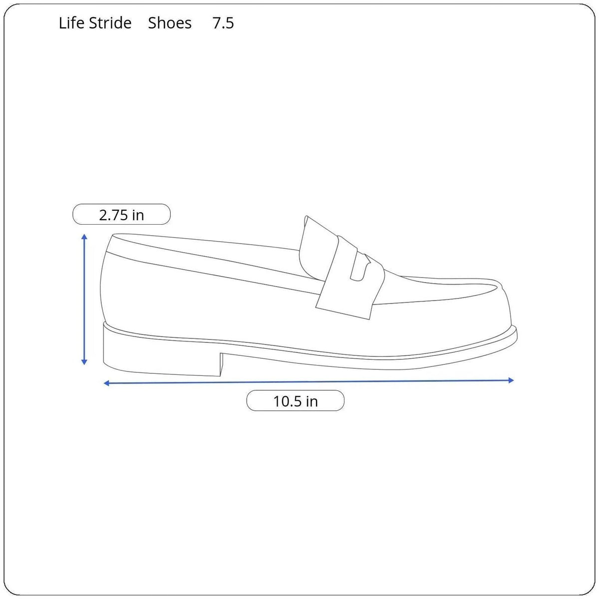 Life Stride Flats Women Size 7.5 - Image 6