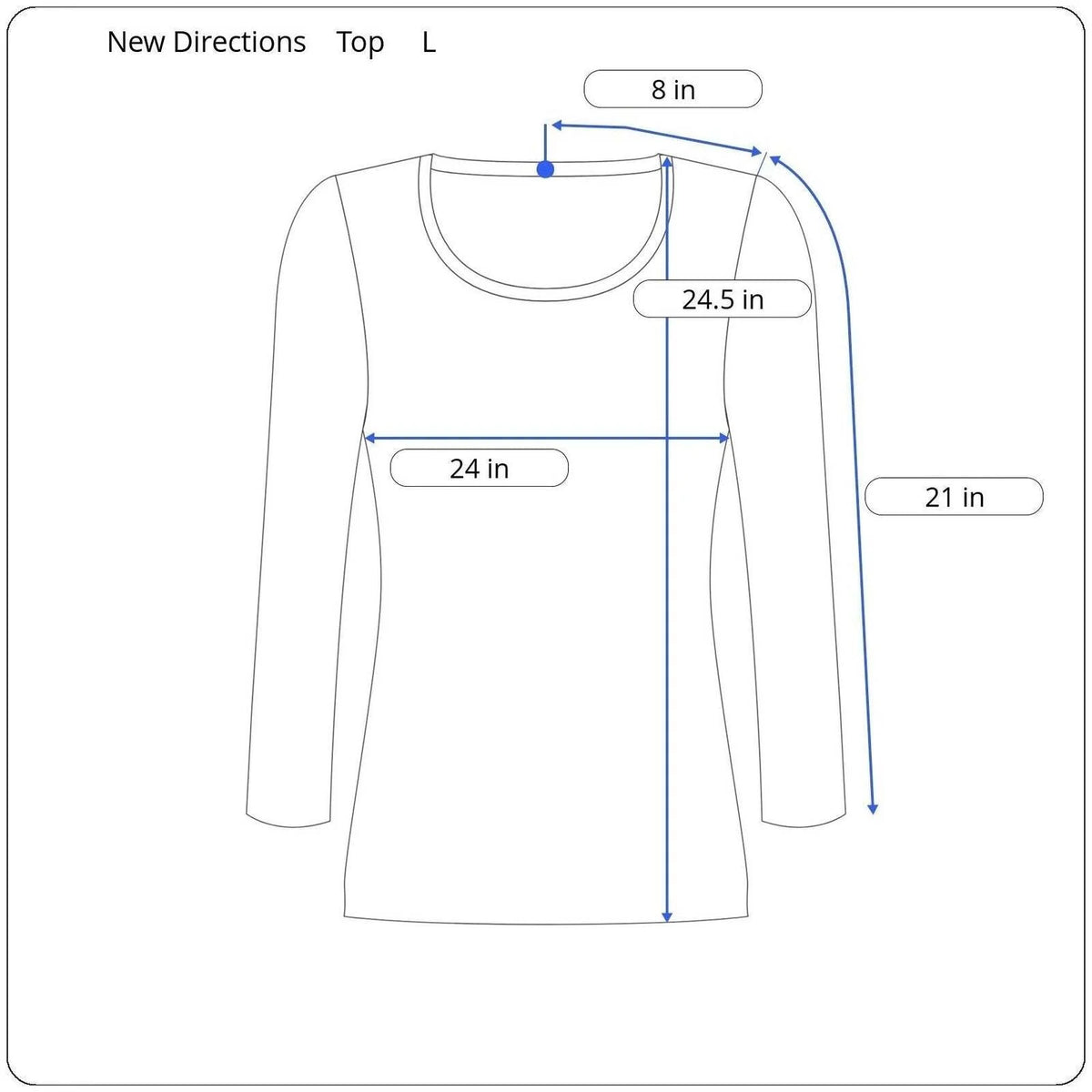 New Directions Long Sleeve Top Women's Size Large - L / Beige - Image 5