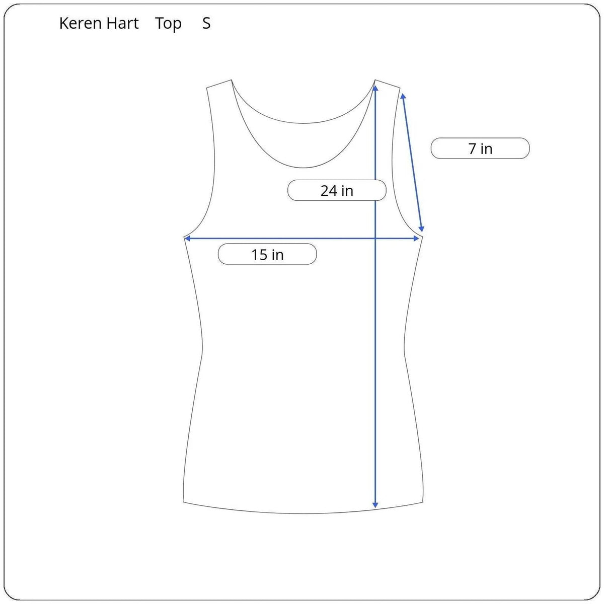 Keren Hart Sleeveless Top Women's Size Small - S / Gold - Image 5