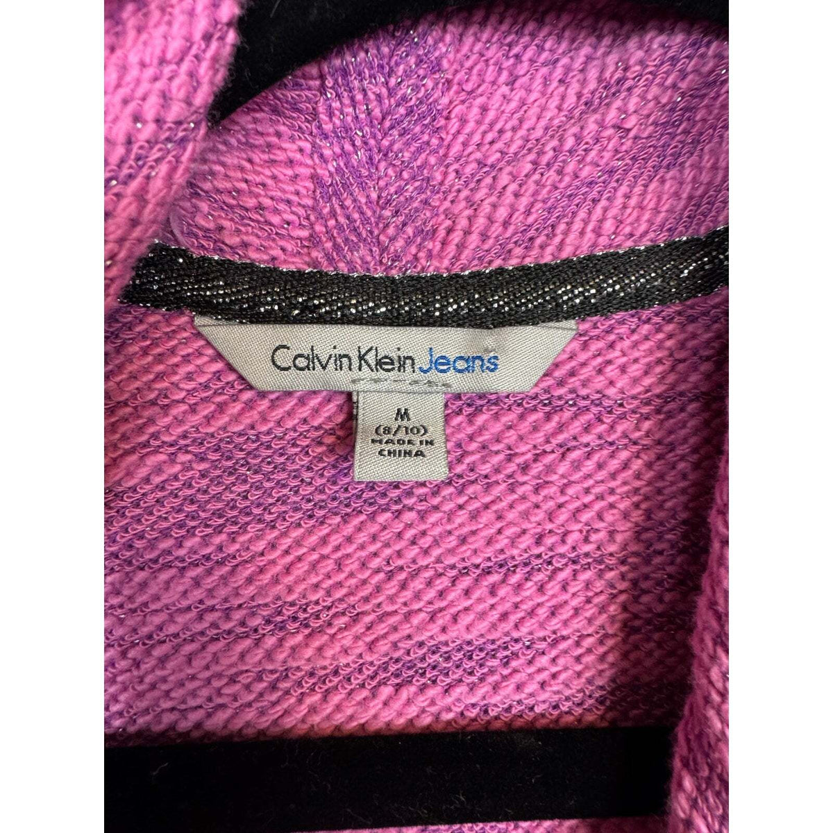 Calvin Klein Jeans Long Sleeve Cardigan Girl's Size Medium (8/10) - Image 4